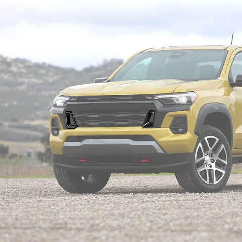 For 2023+ Chevy Colorado Front Side Bumper Grille Air Outlet Insert Cover Trim