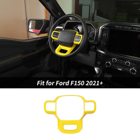 For 2021+ Ford F150 Steering Wheel Cover Trim