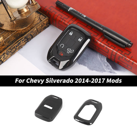 For Chevy Silverado/Suburban/Tahoe/GMC-YUKON/SIERRA Key Fob Cover Case Holder Shell