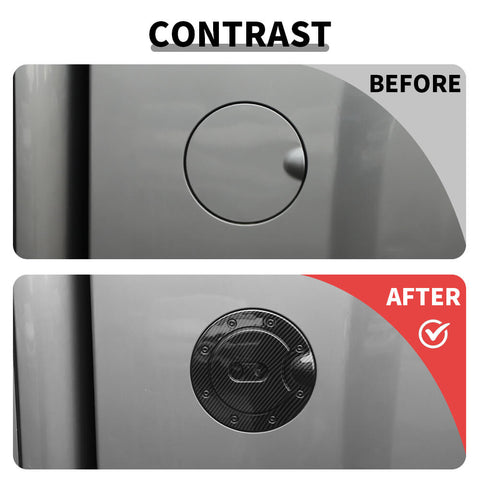 For 2007-2017 Chevy Silverado/GMC-SIERRA Gas Cap Door Fuel Tank Decor Cover Trim