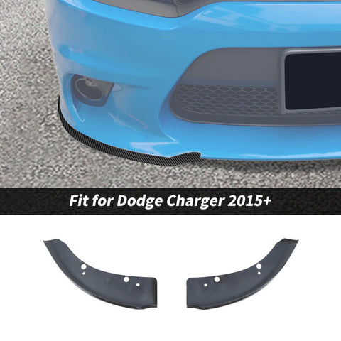 For 2015+ Dodge Charger SRT Front Bumper Lip Splitter Protector Cover Trim