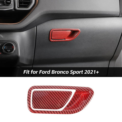 Co-pilot Passenger Storage Box Switch Cover Trim For Ford Bronco Sport 2021+ Accessories | CheroCar