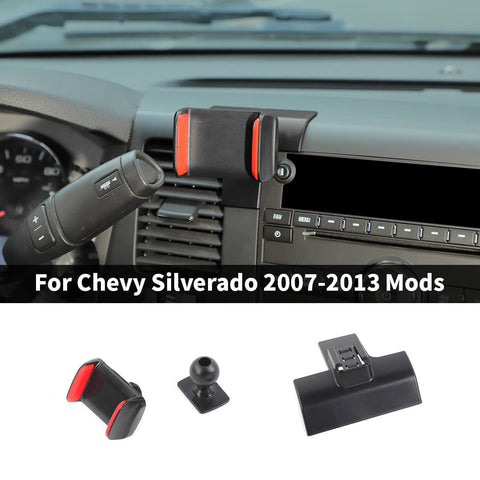 For 2007-2013 Chevy Silverado Center Console Dash Phone Mount Holder Stand Support