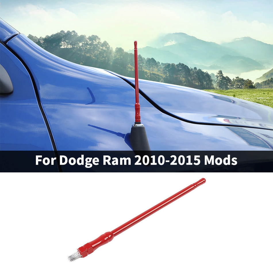 For 2010-2015 Dodge RAM Exterior Engine Hood Side Stubby Short Antenna Accessories