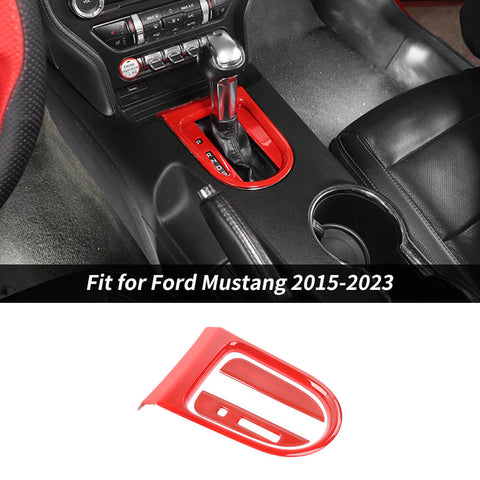 For 2015-2023 Ford Mustang Central Gear Shift Frame Cover Trim Panel