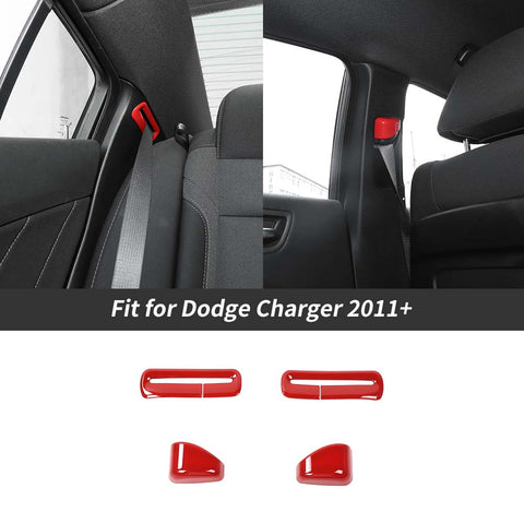 Seat Safety Belt Button Cover Trim For Dodge Charger/Chrysler 300C 2011+ Accessories | CheroCar