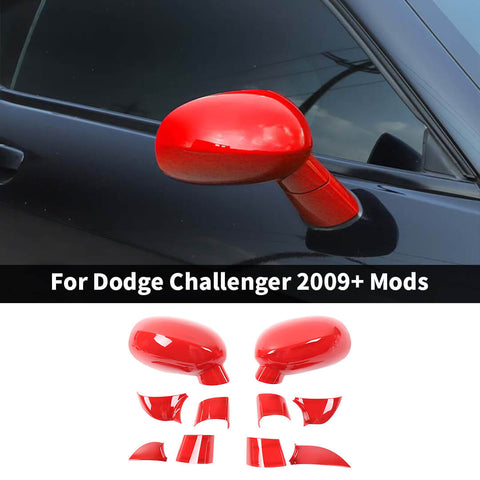 For 2009+ Dodge Challenger Side Rearview Mirror Trim Cover