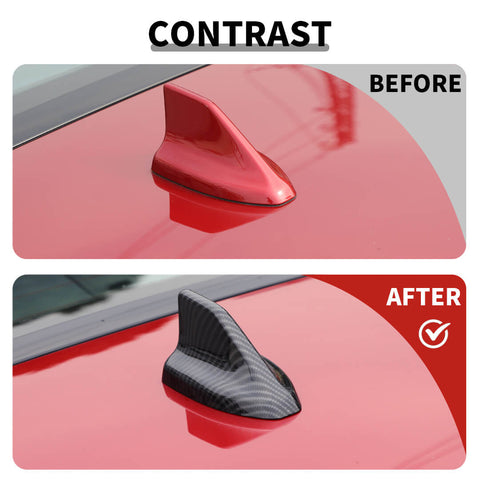 For 2024+ Ford Mustang Shark Fin Shape Roof Antenna Cover Trim