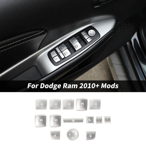 For 2010+ Dodge RAM/2011+ Charger/Durango Window Lift Switch Button Cover Trim
