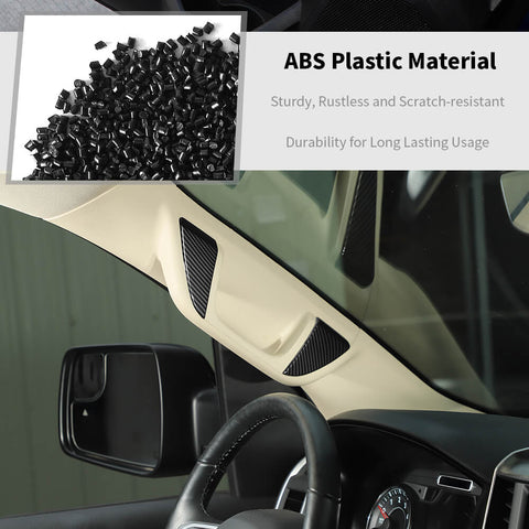 For 2018+ Dodge RAM A-pillar Grab Handle Cover Trim Sticker