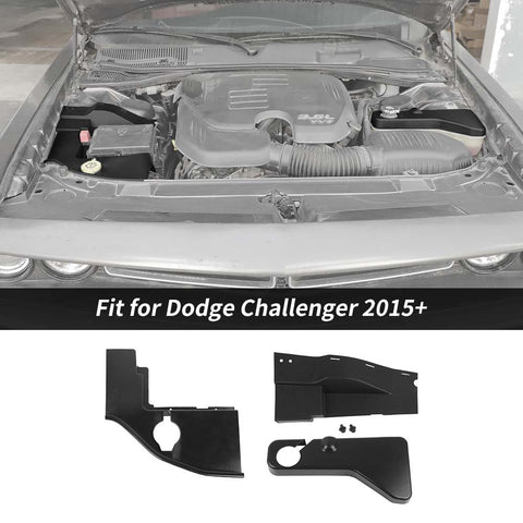 For 2015+ Dodge Challenger Engine Hood Side Dust Cover Kit