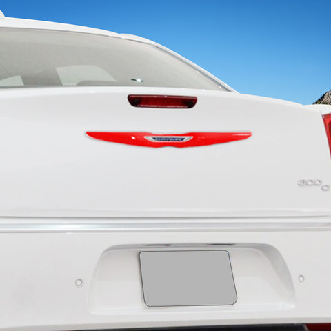 For 2011+ Chrysler 300/300C Rear Car Logo Protect Decor Cover Trim Bezel