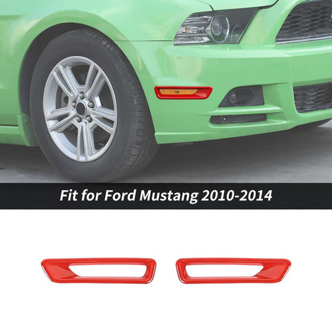 Front Wheel Eyebrow Light Cover Trim Ring For Ford Mustang 2010-2014 Accessories | CheroCar