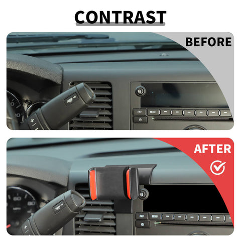 For 2007-2013 Chevy Silverado Center Console Dash Phone Mount Holder Stand Support