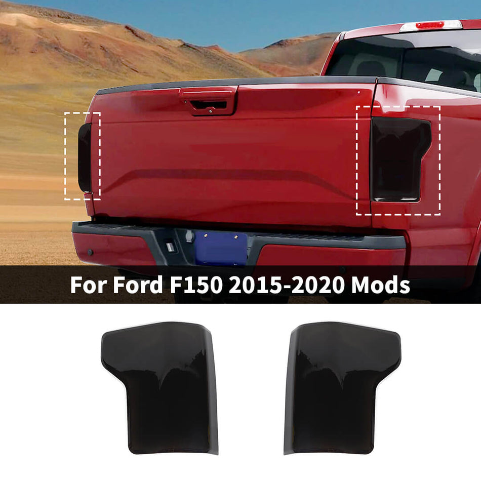 For 2015-2020 Ford F150 Exterior Rear Tail Light Lamp Trim Bezel Cover (2 pcs)