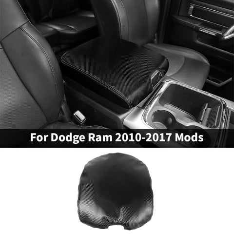 For 2010-2017 Dodge RAM Inner Armrest Box PU Leather Pad Trim Cover
