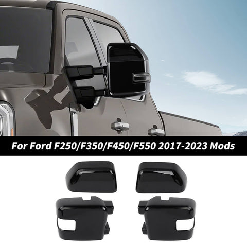 For 2017-2023 Ford F250/F350/F450/F550 Full Rearview Mirror Shell Towing Trim Cover