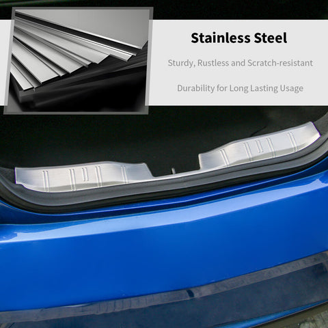 For 2016+ Chevy Camaro Rear Tailbox interior Bumper Protector Gurad Plate Trim Cover