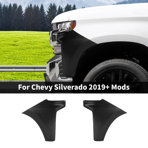 For 2019+ Chevy Silverado Exterior Front Bumper Upper Cover Fascia Trim