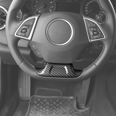 For 2017+ Chevrolet Camaro Steering Wheel Lower Decor Cover Trim Bezels