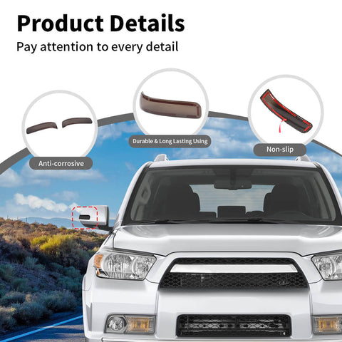 For 2010-2013 4Runner Rearview Mirror Turn Signal Light Trim Lamp Cover