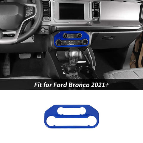 Air Conditioner Switch Panel Cover Trim Bezels For Ford Bronco 2021+ Accessories | CheroCar