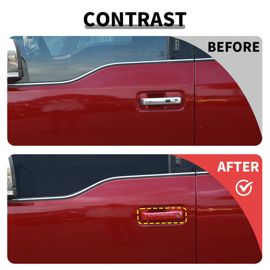 For 2015-2020 Ford F150 Exterior Car Door Handle Shell Cover Trim (2 pcs)