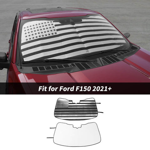 For Ford F150 2021+ Front Windshield Foldable Sunshade Sun Shade Visor Anti UV
