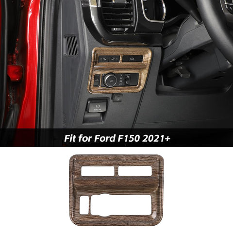 Headlight Control Switch Button Panel Trim Frame For Ford F150 2021+ Accessories | CheroCar