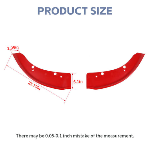 For 2015+ Dodge Charger SRT Front Bumper Lip Splitter Protector Cover Trim