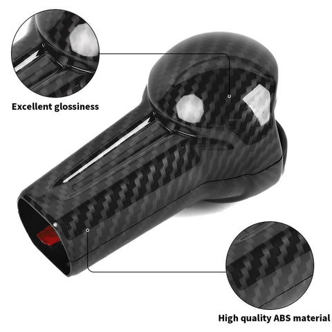 For 2015+ Ford Mustang Center Console Gear Shift Head Knob Cover Trim