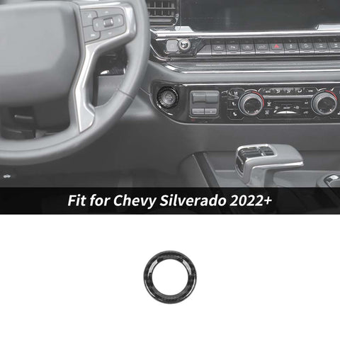 Engine Start Stop Button Frame Decor Bezel Trim Cover For Chevy Silverado 2022+ Accessories | CheroCar