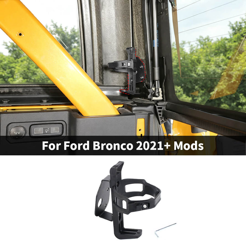 For 2021+ Ford Bronco Rear Cargo Fire Extinguisher / Cup Holder Mount