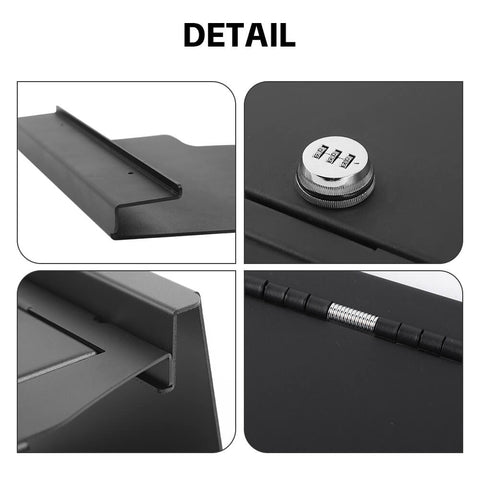 For 2021+ Ford F150 Car Lockable Console Armrest Safe Storage Box Combination Lock