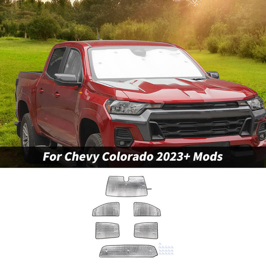 For 2023+ Chevy Colorado/GMC-CANYON Windshield Sun Shade Visor UV Bezel Cover