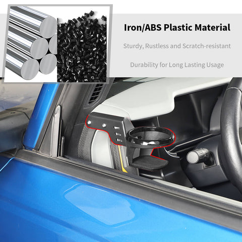 For 2021+ Ford Bronco A-Pillar Handle Water Cup Mount Bracket Holder Stand