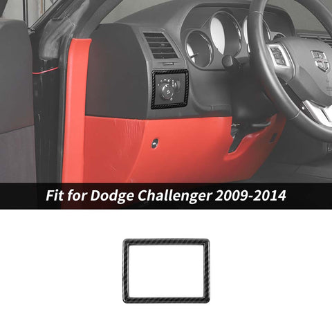 Interior Trim Full Set Available Separately Carbon Fiber For Dodge Challenger 2009-2014 Accessories | CheroCar