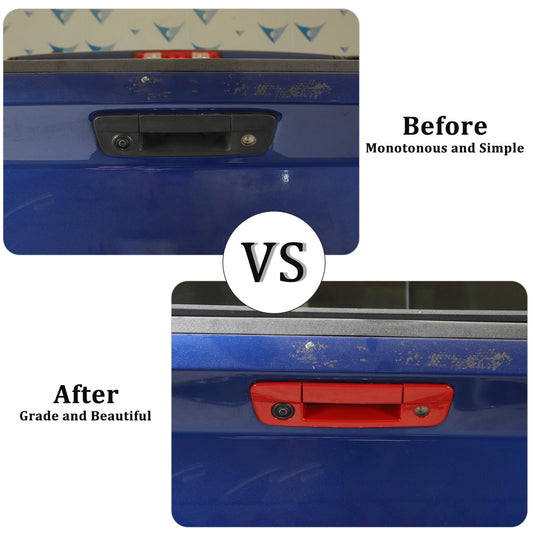 For 2009-2018 Dodge Ram Tailgate Rear Door Handle Decor Cover Trim