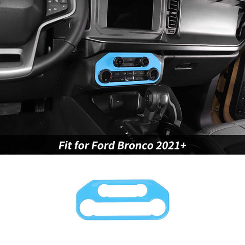 Air Conditioner Switch Panel Cover Trim Bezels For Ford Bronco 2021+ Accessories | CheroCar