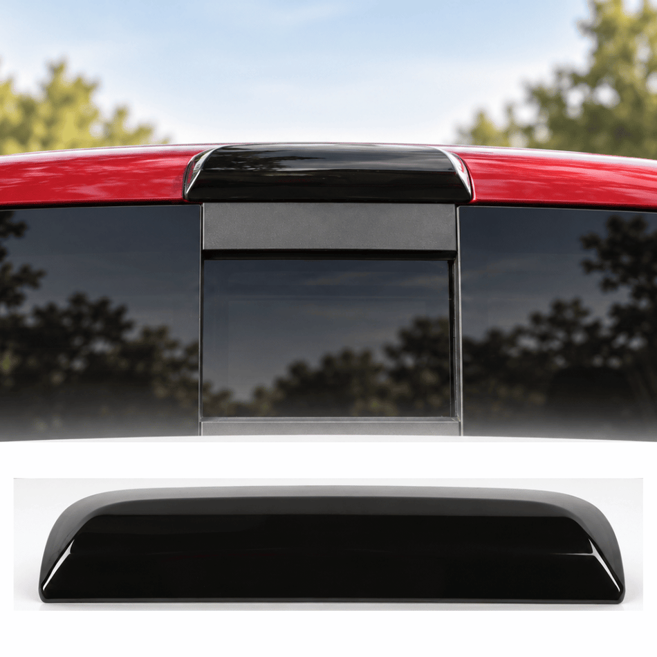 For 2014-2018 Chevy Silverado/GMC Sierra 3rd Third Brake Light Trim Cover Smoked Black