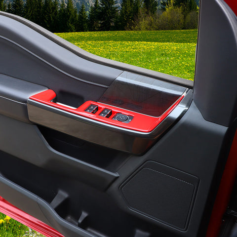 For 2021+ Ford F150 Interior Window Lift Switch Panel Cover Trim