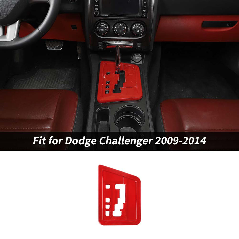 For 2009-2014 Dodge Challenger Center Control Gear Shift Panel Cover Trim Decor