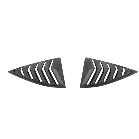 For 2008-2015 Chevy Camaro Rear Window Louvers Air Vent Cover Blinds Trim