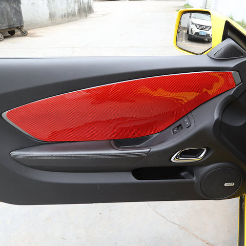 For 2012-2015 Chevy Camaro Front Inner Door Trim Sticker Panel Cover