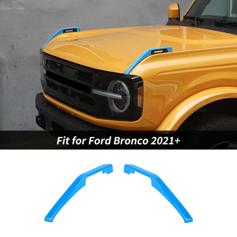 Front Engine Hood Hinge Cover Trim For Ford Bronco 2021+ Accessories｜CheroCar