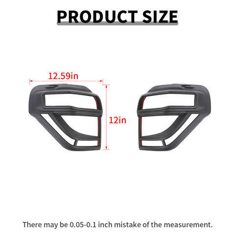 For 2014-2023 4Runner Rear Tail Light Lamp Guard Trim Cover