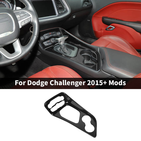 For 2015+ Dodge Challenger Gear Shift Panel Cover Trim
