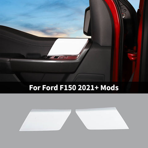 For 2021+ Ford F150 Interior Front Door Panel Handles Cover Trim (2 pcs)