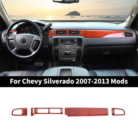 For 2007-2013 Chevy Suburban/Avalanche/Tahoe/GMC SIERRA/Yukon Center Console Dashboard Decorative Panel Trim