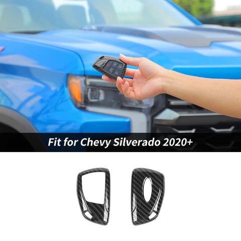 Key Fob Cover Case Protector Shell For Chevy Silverado/Suburban/Tahoe 2020+ Accessories | CheroCar